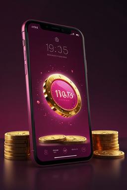 Smartphone con app casino Posido